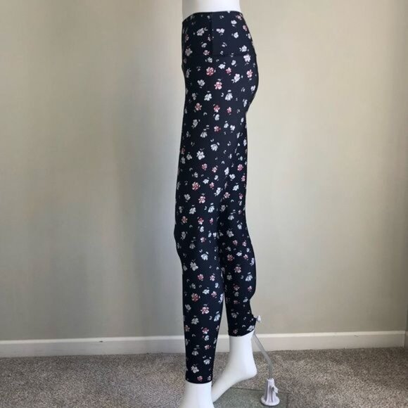 SOUL BY SOULCYCLE Black Floral Leggings - S - Picture 2 of 6